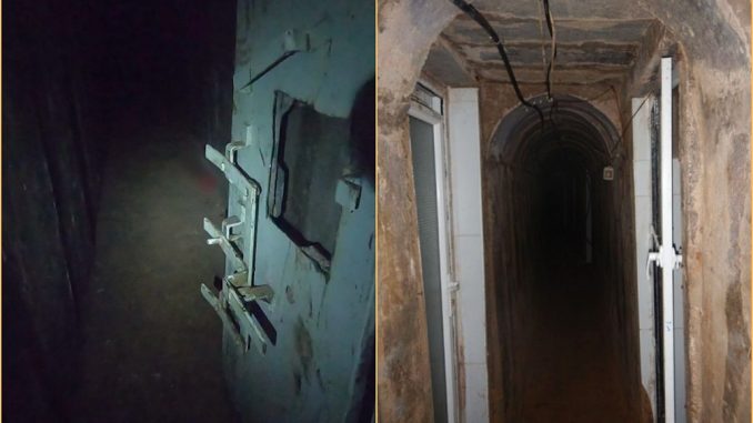 Puerta blindada bajo el hospital Shifa en Gaza