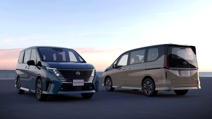 SERENA Sunrise en azul y turquesa (Foto Nissan Motor)