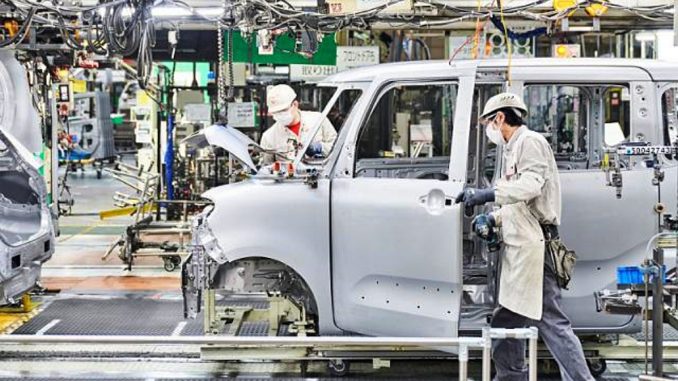 Línea de produccion de Daihatsu