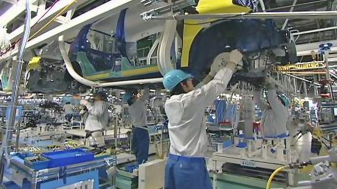 Linea de producción en Daihatsu