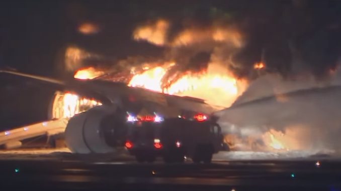 Accidente en Haneda