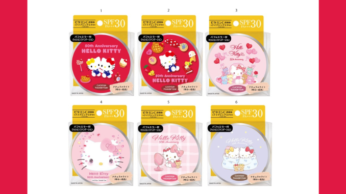 Cushion Foundation Hello Kitty 50th Anniversary Design