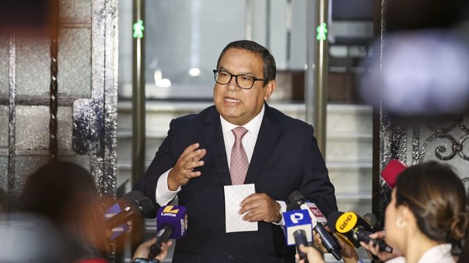 Presidente del Consejo de Ministros, Alberto Otárola