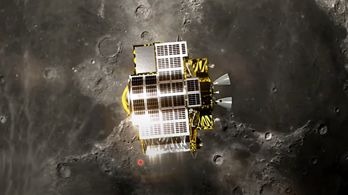 SLIM orbitando sobre la Luna