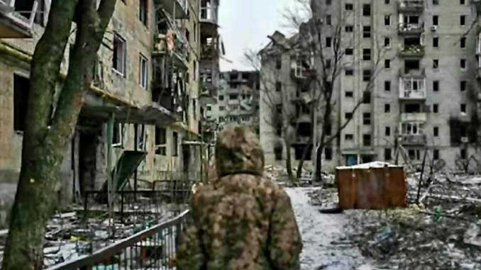 Ciudad de Avdiivka, imagen del año pasado
