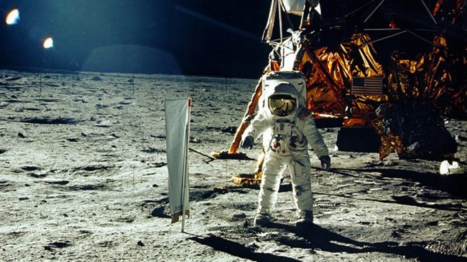 El astronauta Buzz Aldrin en la superficie de la Luna, el 20 de julio de 1969 (Neil Armstrong - NASA)