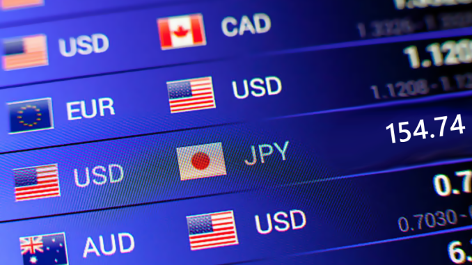 Dolar - Yen cotizacion libre - 154