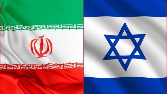 banderas de Iran e Israel