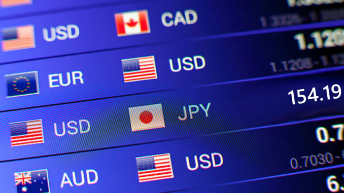 Dolar - Yen cotizacion libre - 154