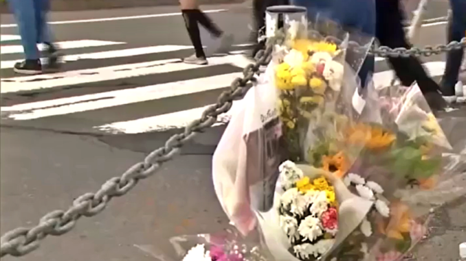Cruce peatonal donde ocurrió el accidente en Sapporo