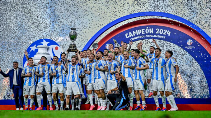 Argentina celebra la Copa America 2024