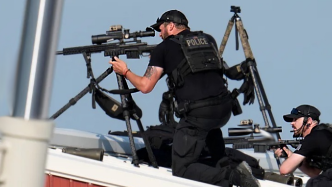 Francotiradores de la policía de EEUU en Pensilvania