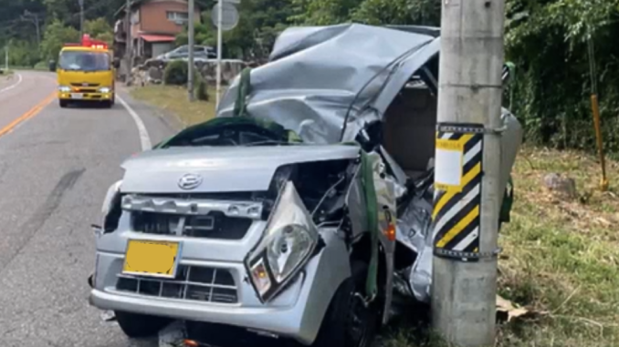 Accidente en ruta 256 (imagen CBC)