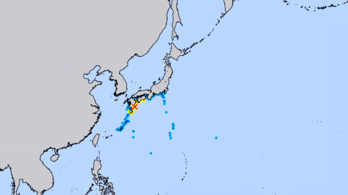 Analizan el impacto del terremoto de hoy en la Fosa de Nankai