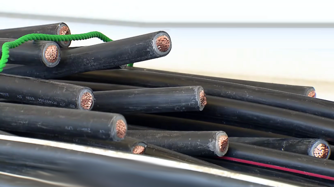 Cables metálicos robados, sobre todo en instalaciones de energía solar