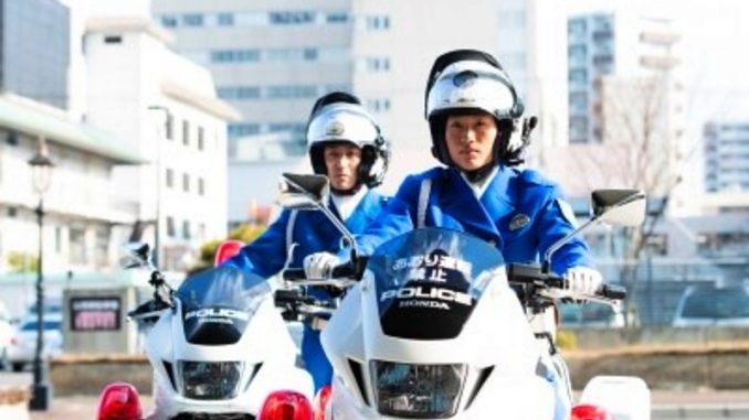 Policía motorizada de Shiga