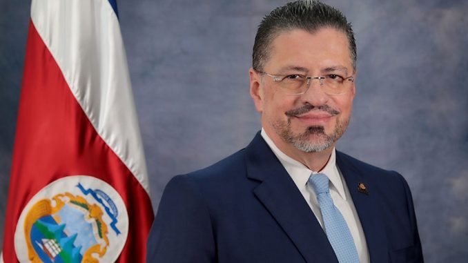 Presidente de Costa Rica, Rodrigo Chaves