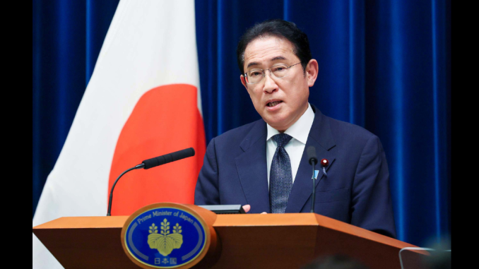 Primer ministro Fumio Kishida