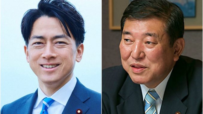 Shinjiro Koizumi y Shigeru Ishiba, favoritos en las encuestas