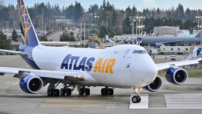 Un Boeing 747 de carga de Atlas Air