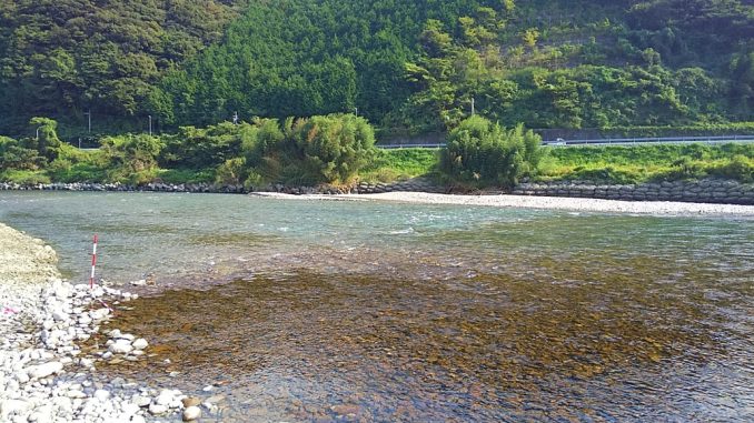 Una parte del rio Katatsugawa en Shimane