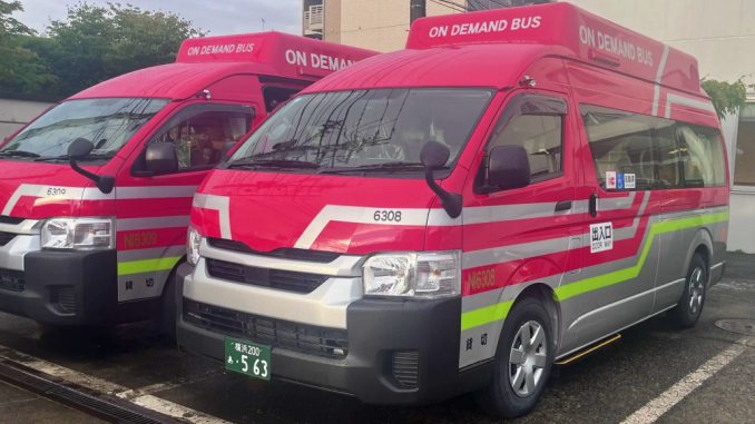 Autobús por demanda e Inteligencia Artificial en Yokohama