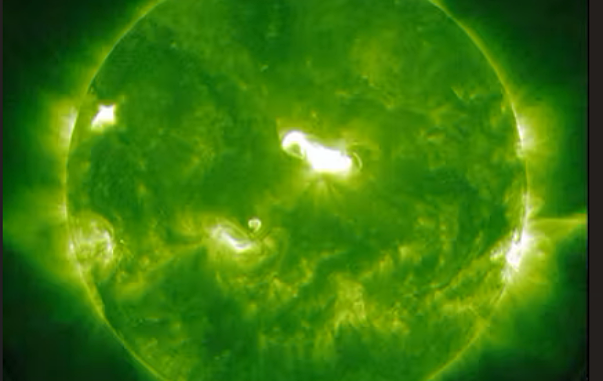 Erupción solar ocurrida hace unos días (NASA)