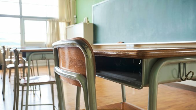 Escuela japonesa en el verano