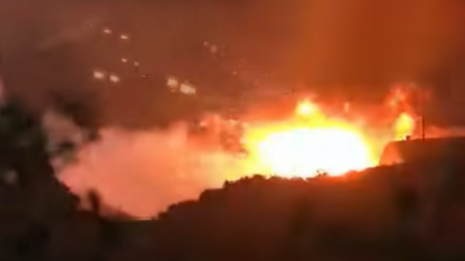 Explosión del cohete Epsilon S esta mañana