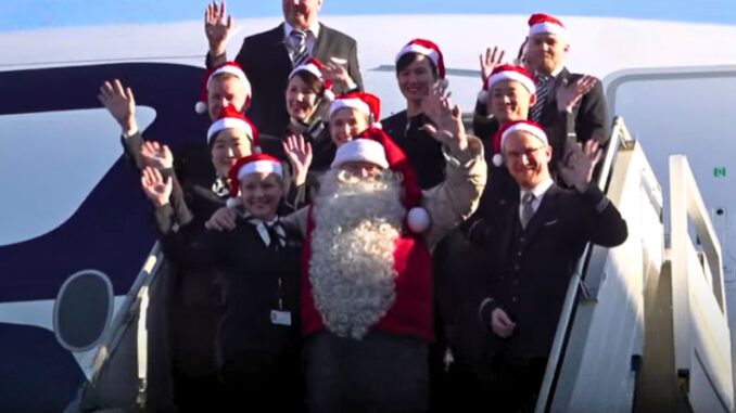 Papá Noel en Narita