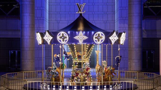 Carrusel de Louis Vuitton en Yokohama