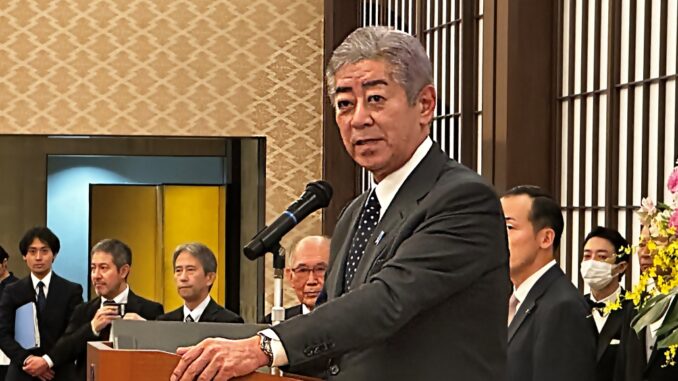 El ministro de Asuntos Exteriores de Japón, Takeshi Iwaya