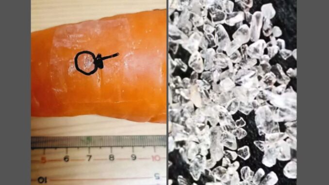 Zanahorias con trozos de cuarzo encontradas en almuerzos escolares en Fukui