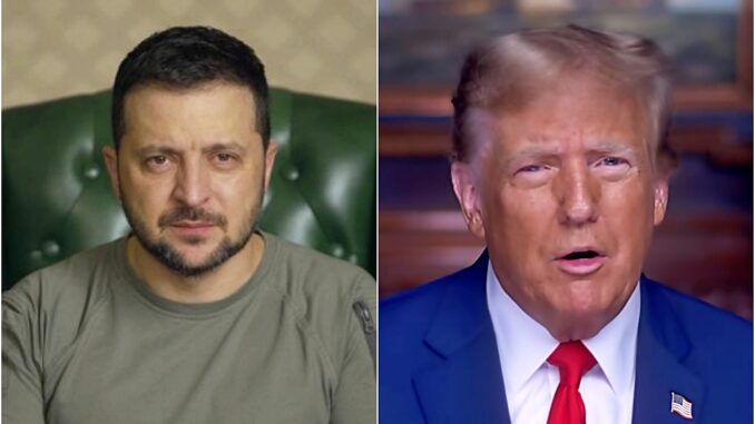 Zelenski y Trump