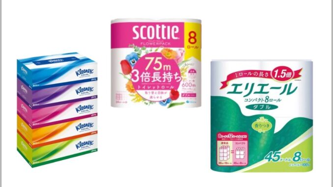 Pepel higiénico y papel tisú