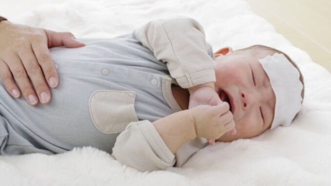 Bebe llorando. Imagen descriptiva