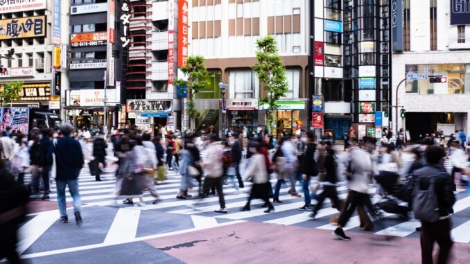 Tránsito de personas en Tokio