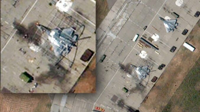 Una imagen de satélite de Maxar sobre Rusia