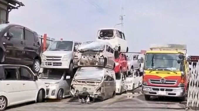 Depósito en Saitama vinculado a red de robo de autos. (NNN)