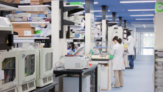 Personal de investigación en una unidad de la Universidad de Kioto
