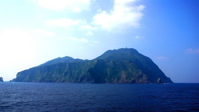 Akusekijima, una de las islas de Tokara, jurisdicción de Kagoshima