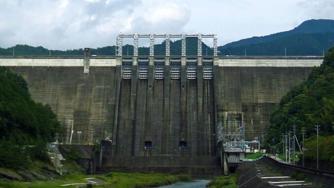 Sameura Dam en Kochi