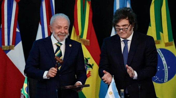 Lula y Milei en Buenos Aires