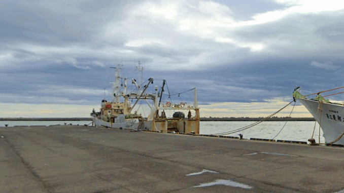 Puerto de Kushiro, Hokkaido. Aquí llegará la primera ola del tsunami a las 10.00 horas