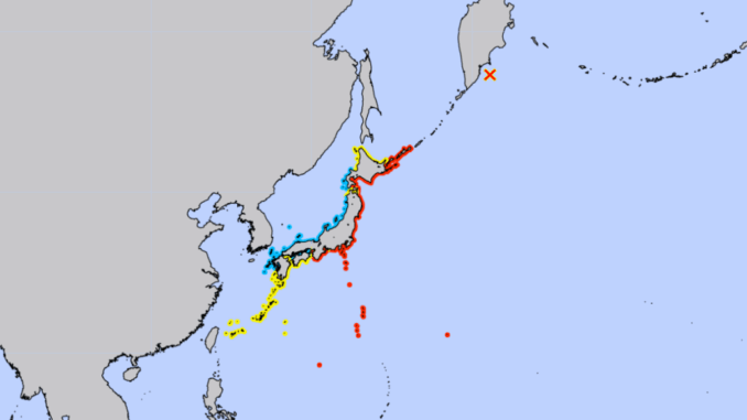 Tsunami 3 metros