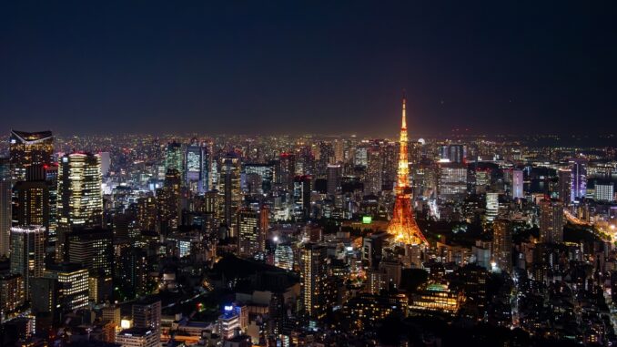 La colosal iluminación de Tokio.