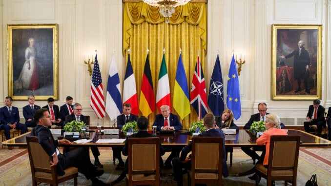 Reunión en Washington entre Trump, Zelenski y líderes europeos