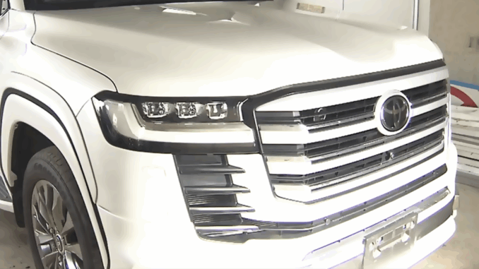 Camioneta de Toyota de alta gama robado