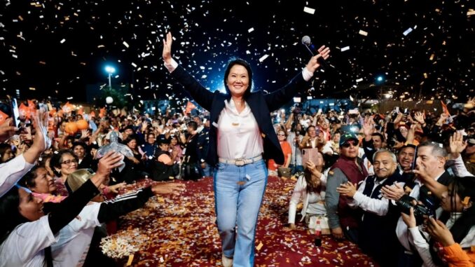 Keiko Fujimori anuncia su candidatura