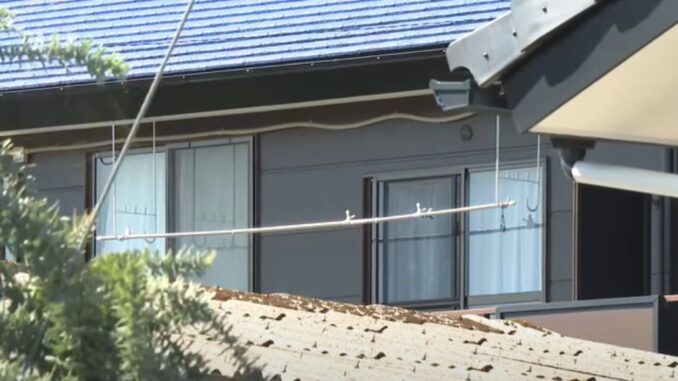 Vivienda en Kobayashi, Miyazaki, donde una mujer fue apuñalada.